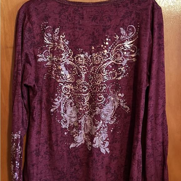 2 Ladies XL Long Sleeve Tops - Picture 3 of 10